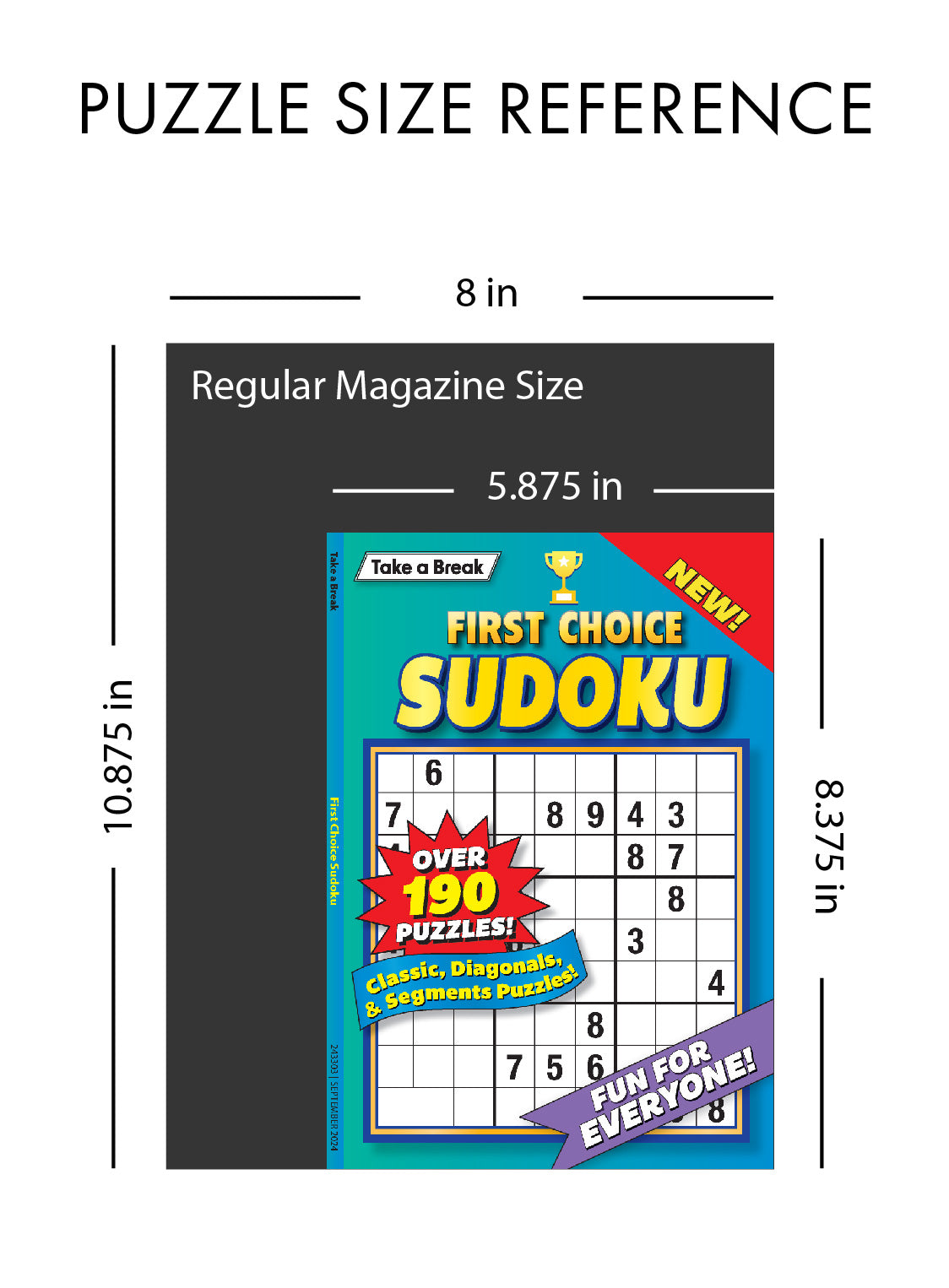 Take a Break - Crossword Quickies 25.10.30: Large Print, Over 91 Puzzles, Relax & Unwind, Great For Travel, Easy To Read
