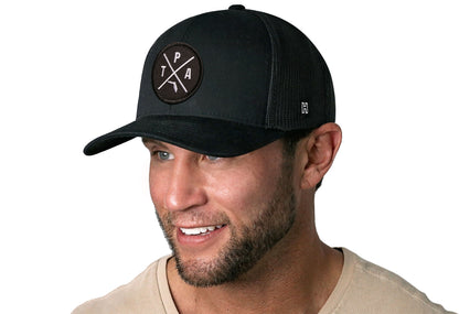 Tampa Trucker Hat  |  Black TPA X Snapback