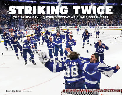 Striking Twice: The Tampa Bay Lightning Repeat as Champions in 2021 Book