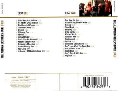 The Allman Brothers Band – Gold (2-CD)