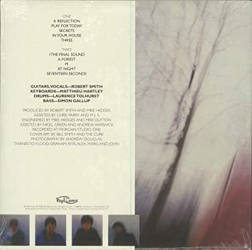 The Cure  Seventeen Seconds White Vinyl Import Vinyl Record