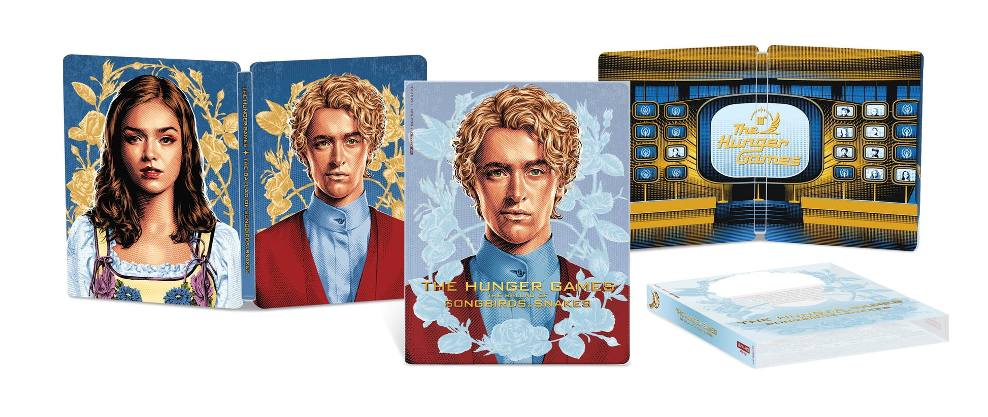The Hunger Games: Ballad of Songbirds and Snakes - Steelbook [4K Ultra HD + Blu-Ray + Digital]