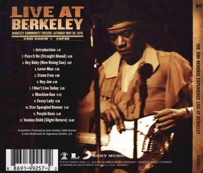 The Jimi Hendrix Experience – Live At Berkeley Music CD