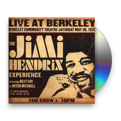 The Jimi Hendrix Experience – Live At Berkeley Music CD