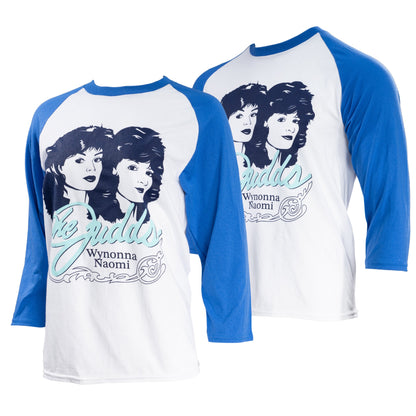 Step Bros Classic Music Singers Duo's Raglan Blue and White Tribute Movie T Shirt Tee