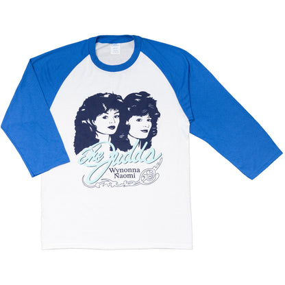 Step Bros Classic Music Singers Duo's Raglan Blue and White Tribute Movie T Shirt Tee