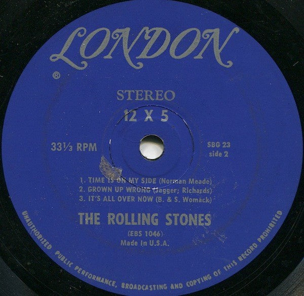 The Rolling Stones – 12 X 5 (LP Vinyl) Vinyl Record