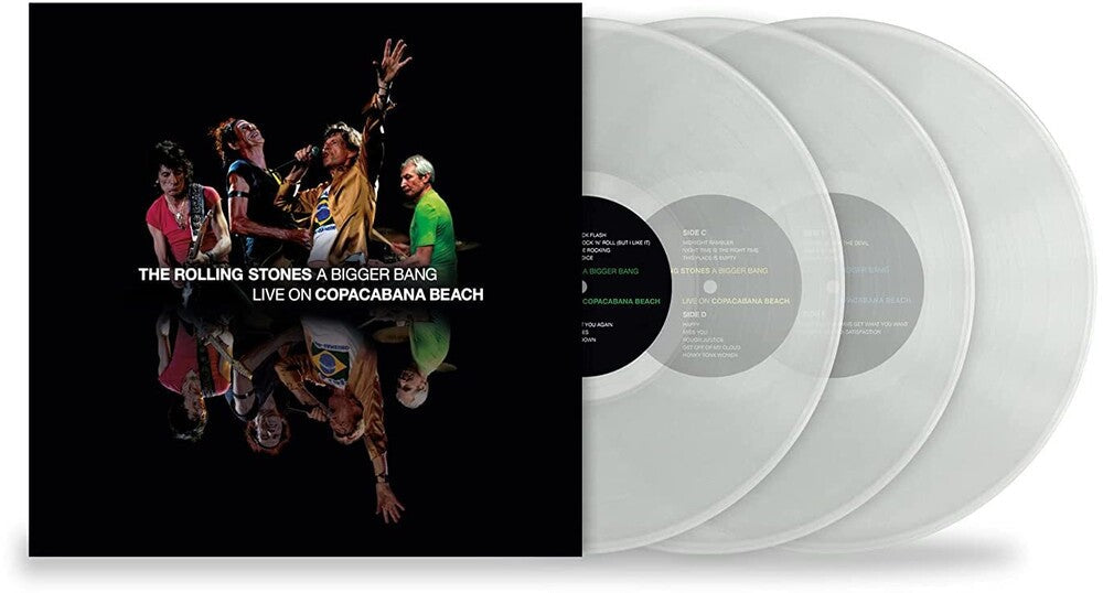 The Rolling Stones – A Bigger Bang Live On Copacabana Beach (Limited Edition Clear 3-LP Vinyl) Vinyl Record