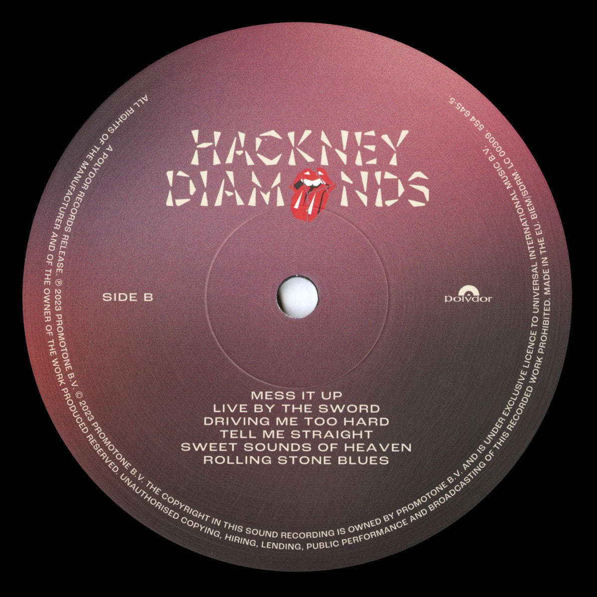 The Rolling Stones – Hackney Diamonds (LP Vinyl) Vinyl Record