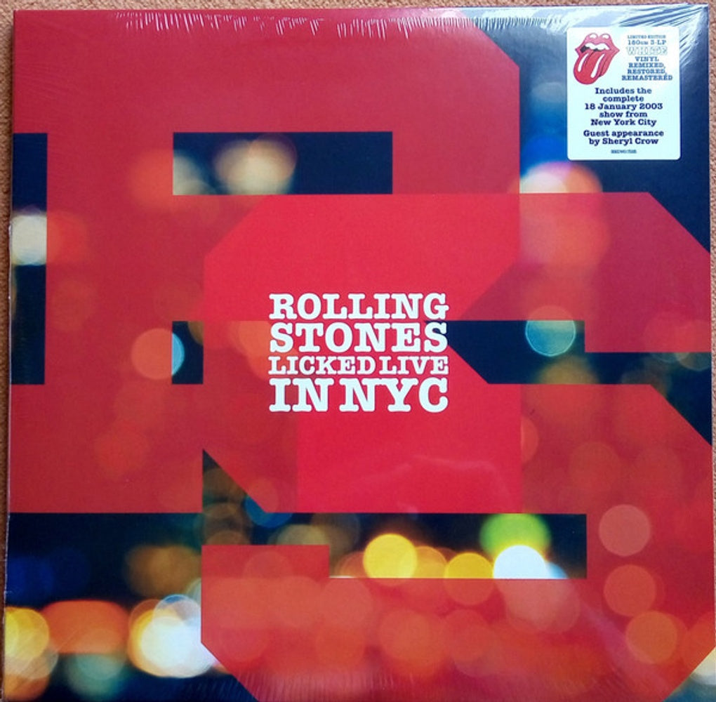 The Rolling Stones – Licked Live In NYC (Limited Edition White 3-LP Vinyl) Vinyl Record