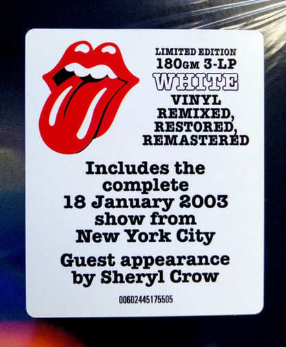 The Rolling Stones – Licked Live In NYC (Limited Edition White 3-LP Vinyl) Vinyl Record