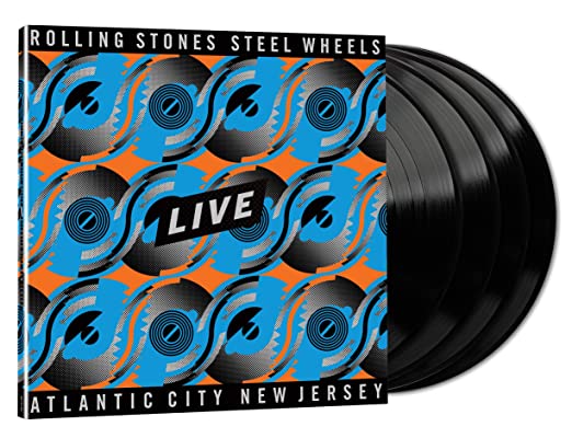 Steel Wheels Live: Atlantic City New Jersey (Black 180 Gram Vinyl) [Import] (4 Lp's) [Vinyl] Vinyl Record