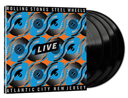 Steel Wheels Live: Atlantic City New Jersey (Black 180 Gram Vinyl) [Import] (4 Lp's) [Vinyl] Vinyl Record