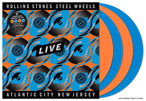 The Rolling Stones - Steel Wheels Live (Live From Atlantic City, NJ, 1989) [4LP [Tangerine/Sky Blue] [Vinyl] Vinyl Record