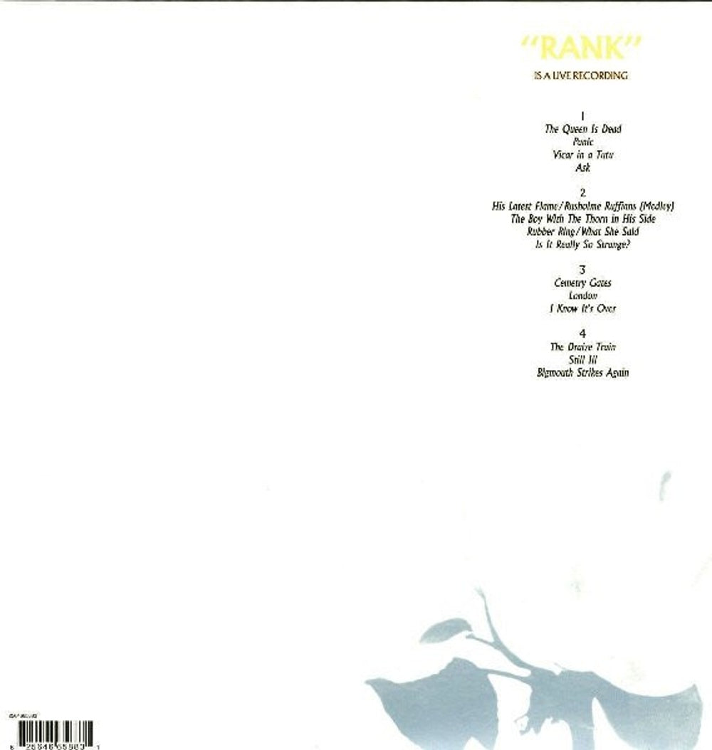 The Smiths – Rank (2-LP Vinyl) Vinyl Record
