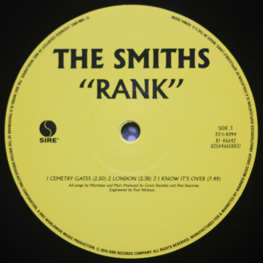 The Smiths – Rank (2-LP Vinyl) Vinyl Record
