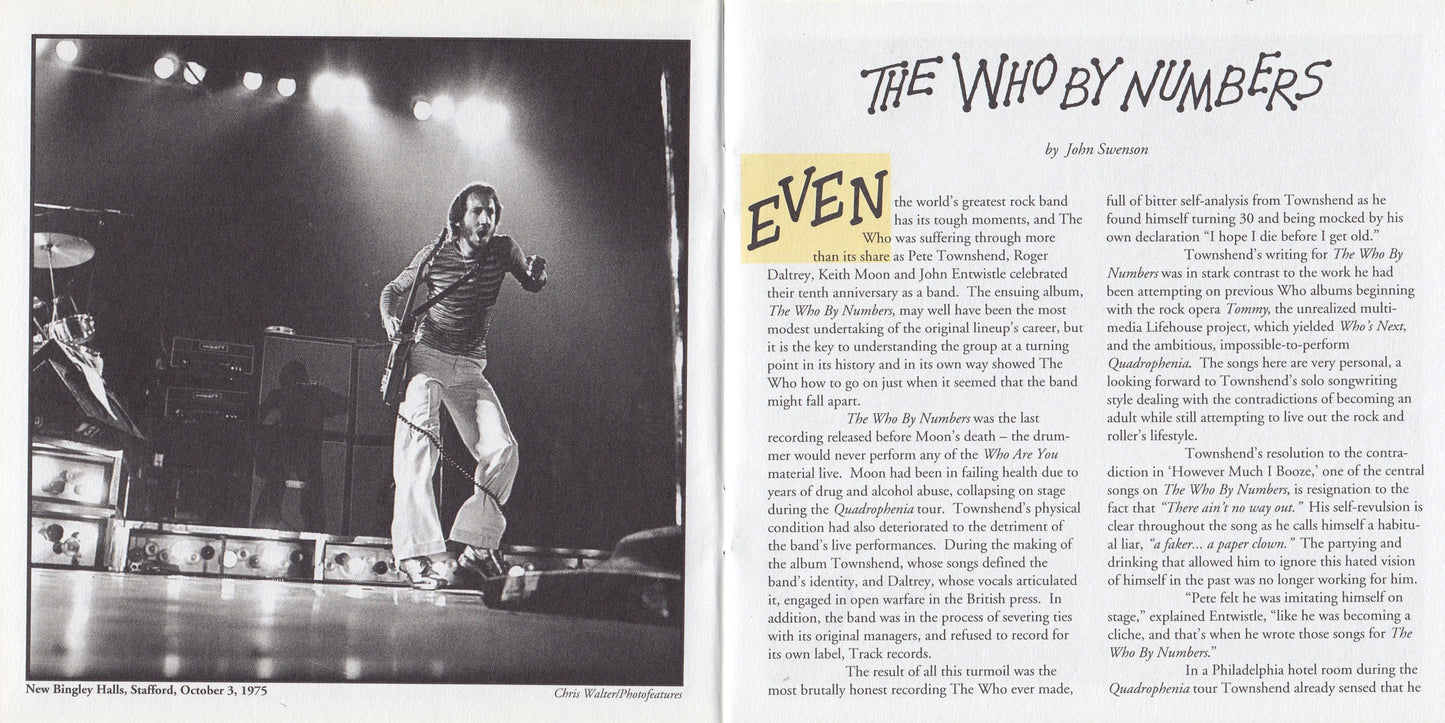 The Who – By Numbers (Remastered CD)