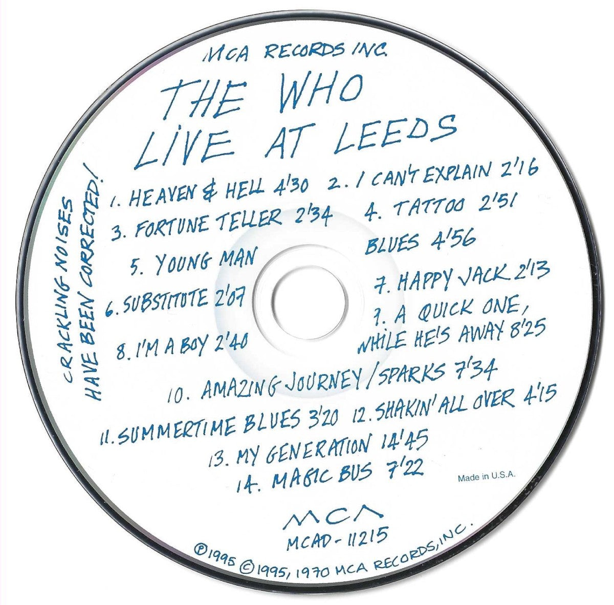 The Who – Live At Leeds (Remastered CD)