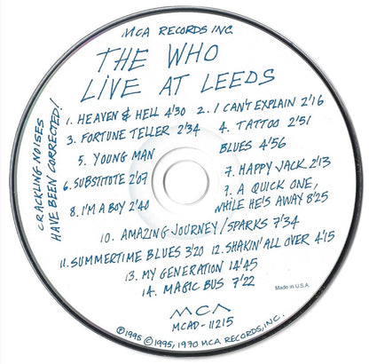 The Who – Live At Leeds (Remastered CD)