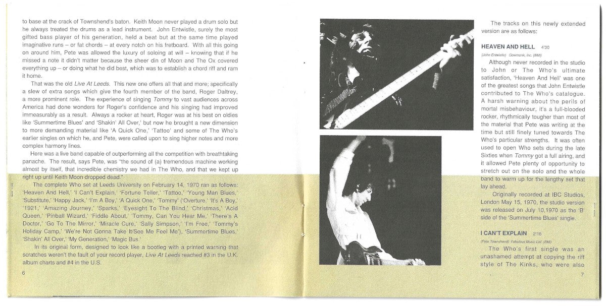 The Who – Live At Leeds (Remastered CD)