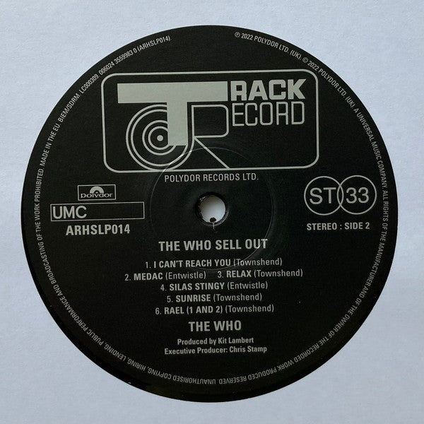 The Who – The Who Sell Out: Half-Speed Master (LP Vinyl) Vinyl Record