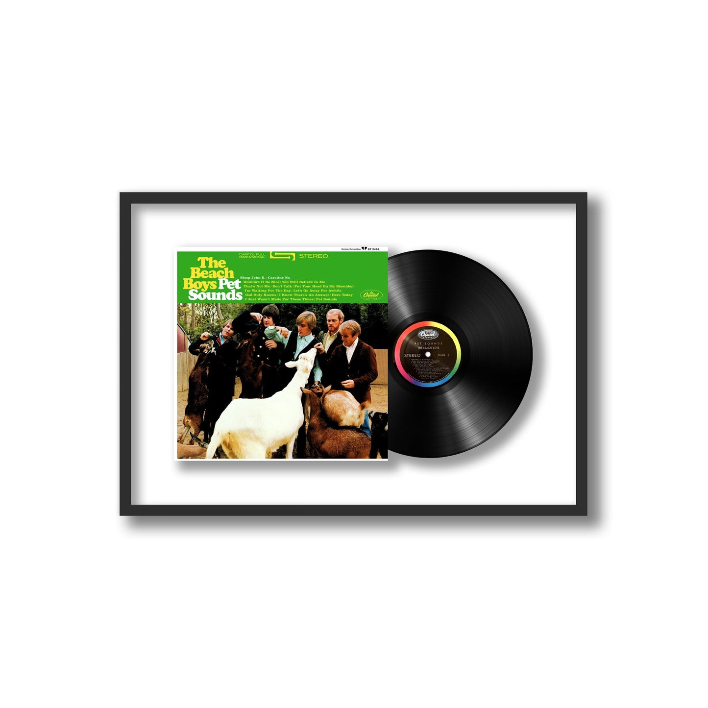 The Beach Boys Pet Sounds Framed Vinyl Record