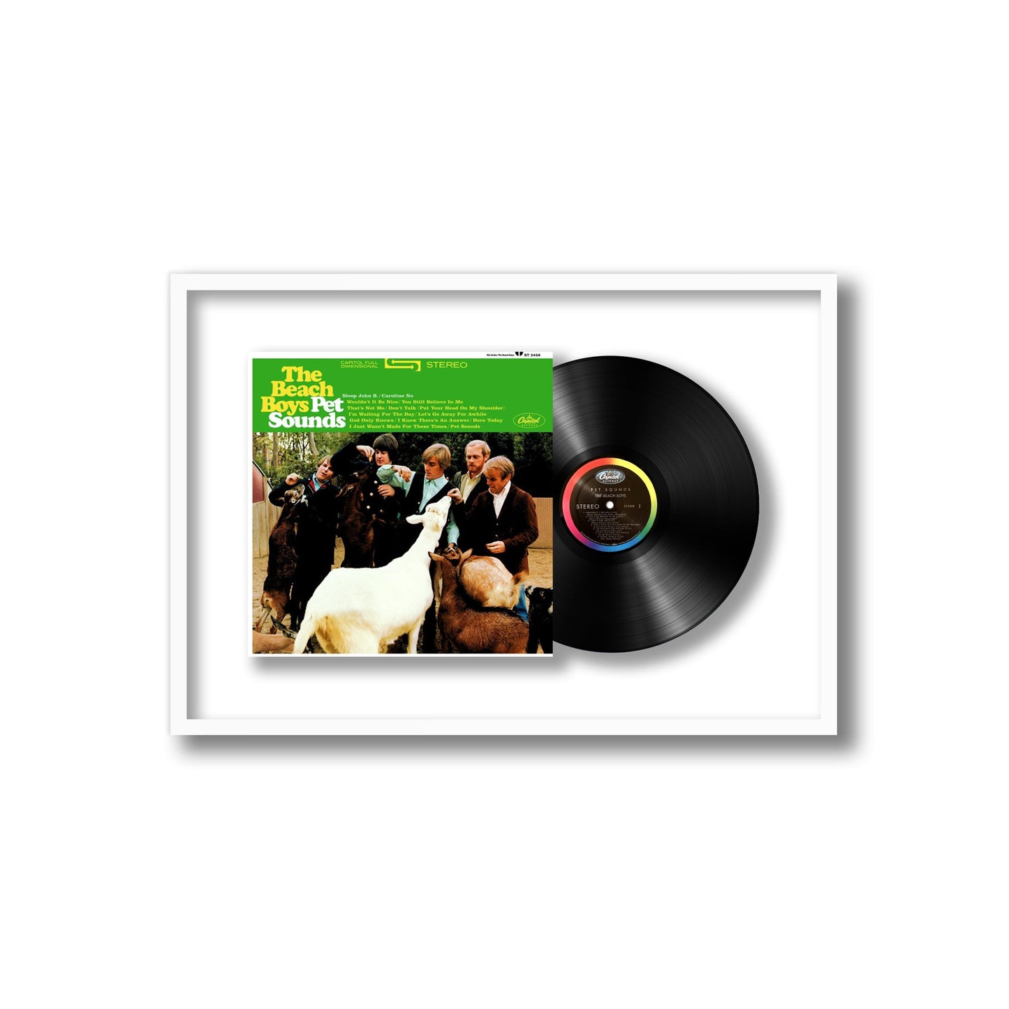 The Beach Boys Pet Sounds Framed Vinyl Record