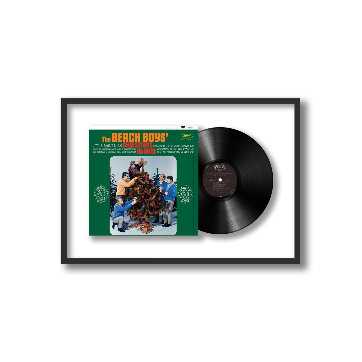 The Beach Boys' Christmas Album Framed Vinyl Record