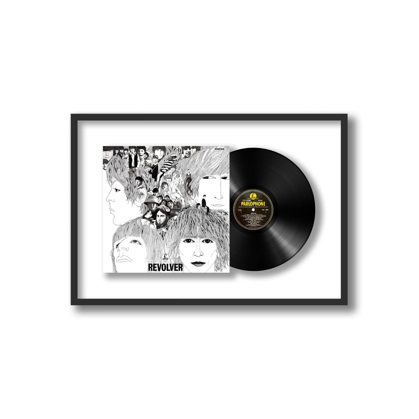 The Beatles Revolver Framed Vinyl Record