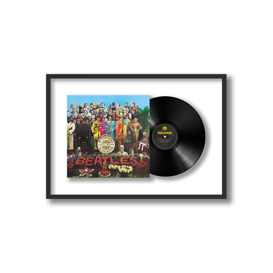 The Beatles Sgt. Pepper's Lonely Hearts Club Band Framed Vinyl Record