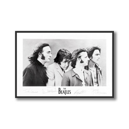 The Beatles Signatures Framed Poster