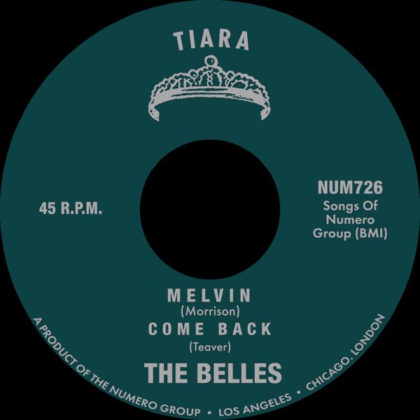 The Belles - Melvin B/w Come Back [Blue/White Marble] Vinyl Record