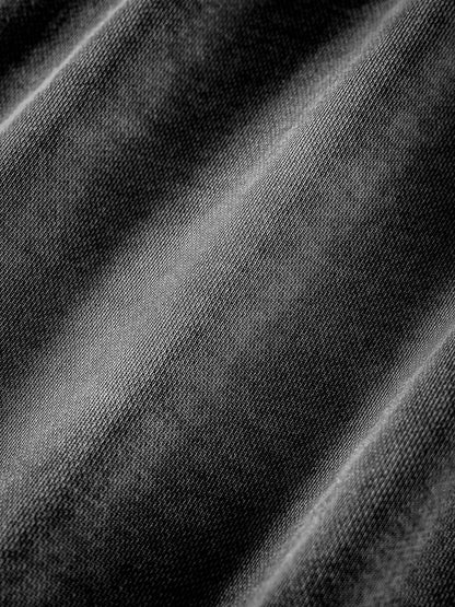 The Boondocks - Riley Khaled Acid Wash Oversize Black Heavyweight Mens Hoodie