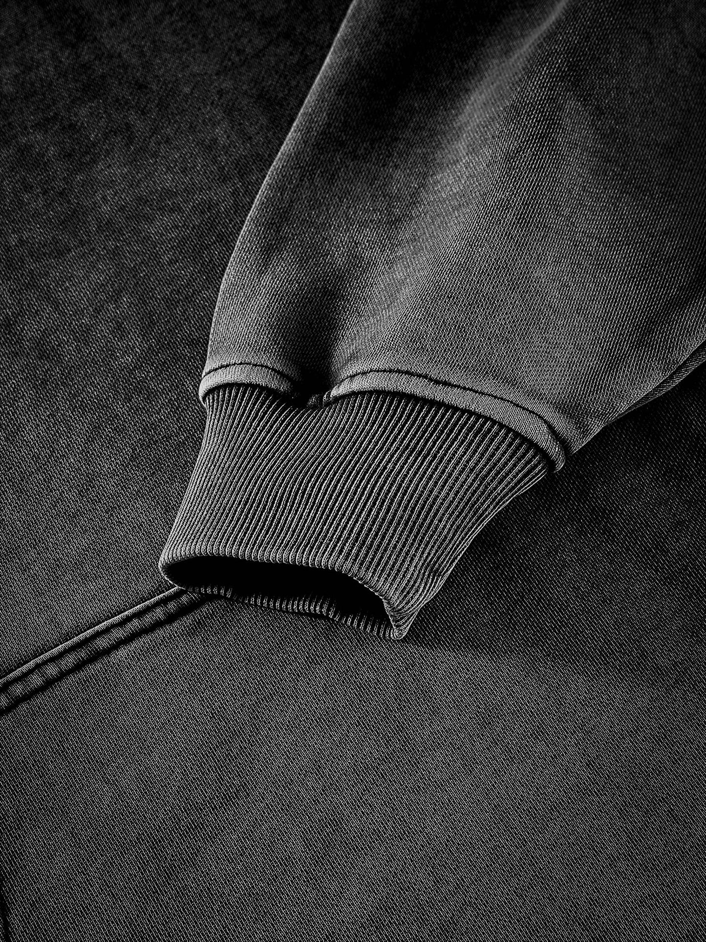 The Boondocks - Riley Khaled Acid Wash Oversize Black Heavyweight Mens Hoodie