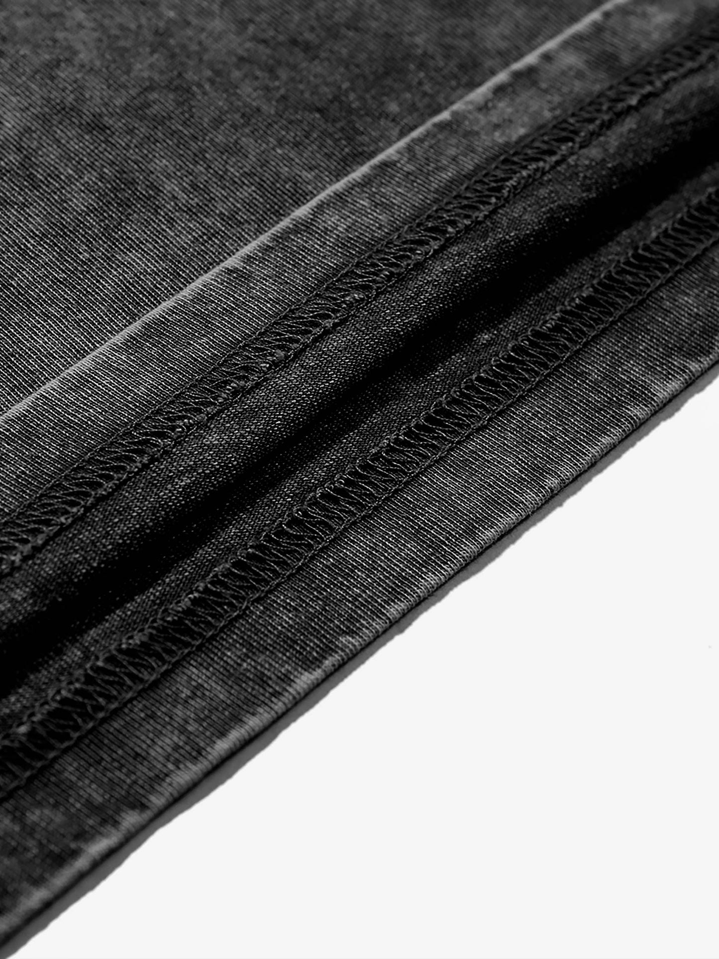 The Boondocks - Huey Khaled Acid Wash Oversize Black Mens T Shirt