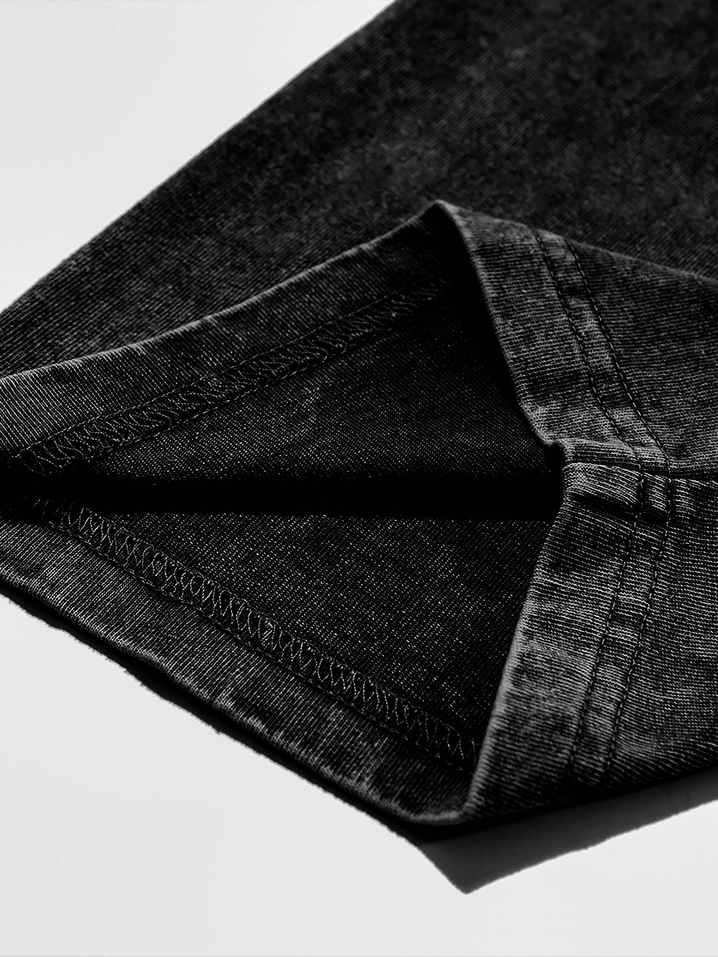 The Boondocks - Huey Khaled Acid Wash Oversize Black Mens T Shirt