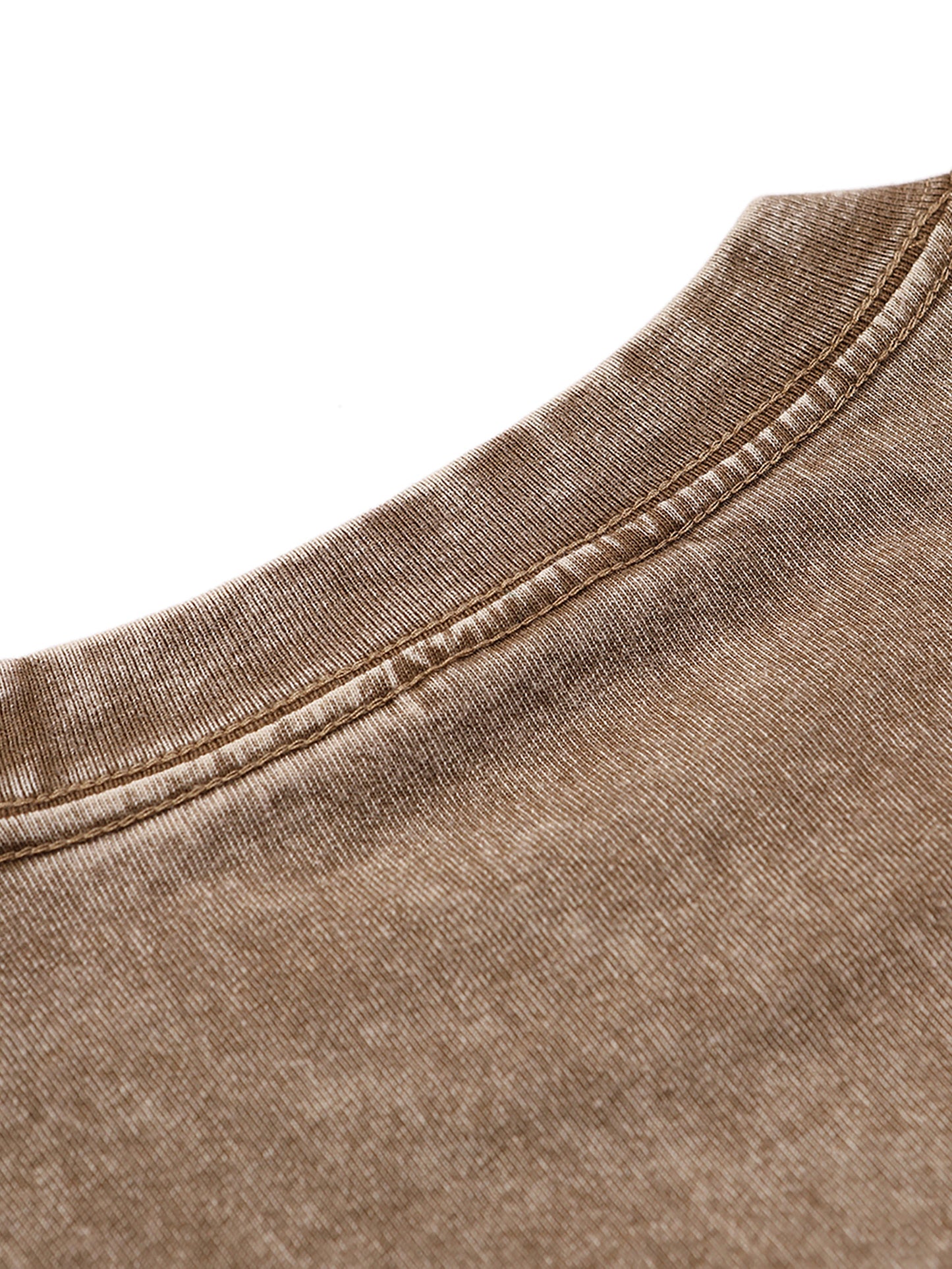 The Boondocks - Riley Khaled Acid Wash Oversize Tan Mens T Shirt