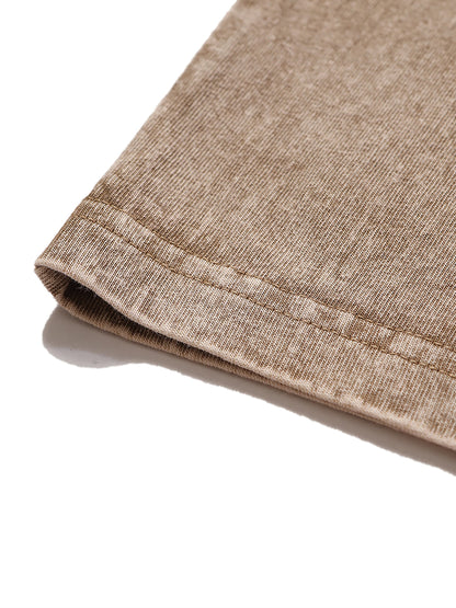 The Boondocks - Riley Khaled Acid Wash Oversize Tan Mens T Shirt