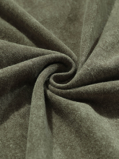 The Boondocks - Riley Khaled Acid Wash Oversize Olive Mens T Shirt