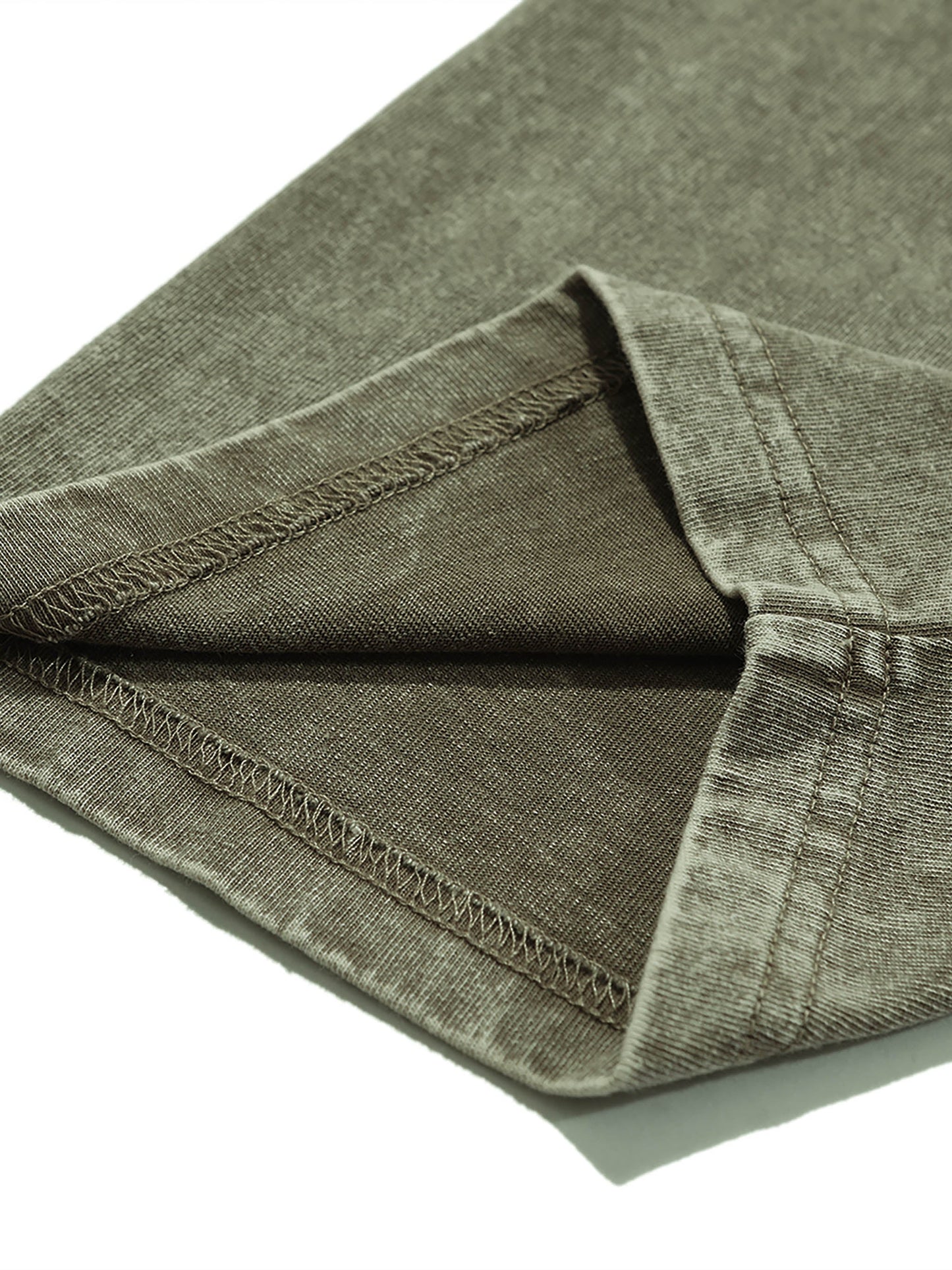 The Boondocks - Riley Khaled Acid Wash Oversize Olive Mens T Shirt