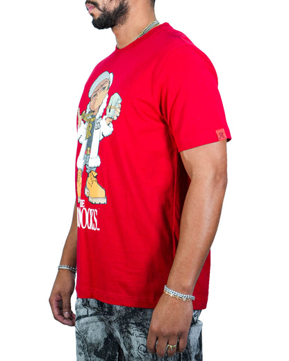 The Boondocks Cold Cash Riley Red Mens T Shirt