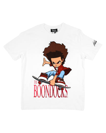 The Boondocks - Huey Air White Mens T Shirt