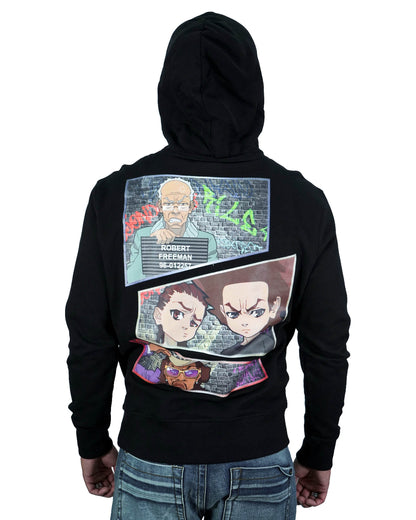 The Boondocks Legacy Black Mens Hoodie