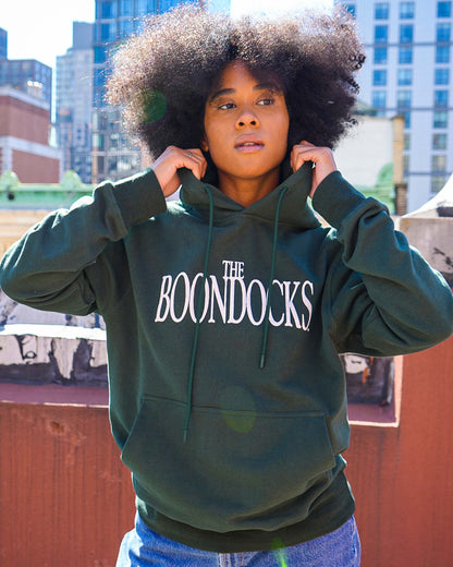 The Boondocks - Riley "WANTED" Forest Green Knit Mens Hoodie