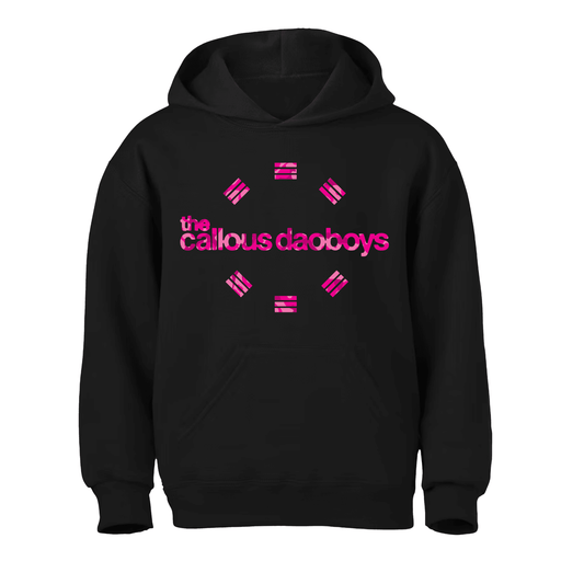 The Callous Daoboys Pink Logo Mens Hoodie