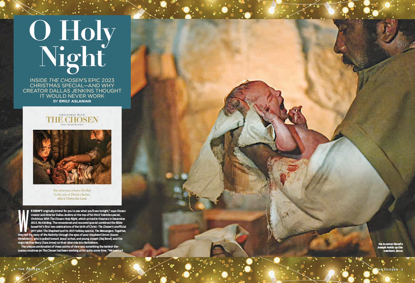 The Chosen - TV Guide: Special Christmas Edition, Season 5 Holy Week Preview, Jonathan Roumie Interview, Behind-The-Scenes, Episode Guides, Christian Holiday Calendar 2025, Set Tour In Texas & More!