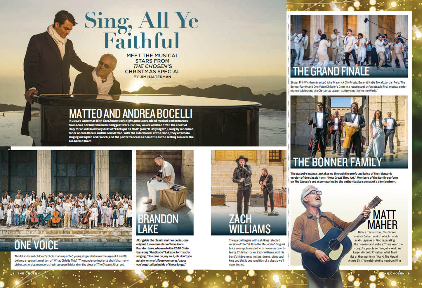 The Chosen - TV Guide: Special Christmas Edition, Season 5 Holy Week Preview, Jonathan Roumie Interview, Behind-The-Scenes, Episode Guides, Christian Holiday Calendar 2025, Set Tour In Texas & More!