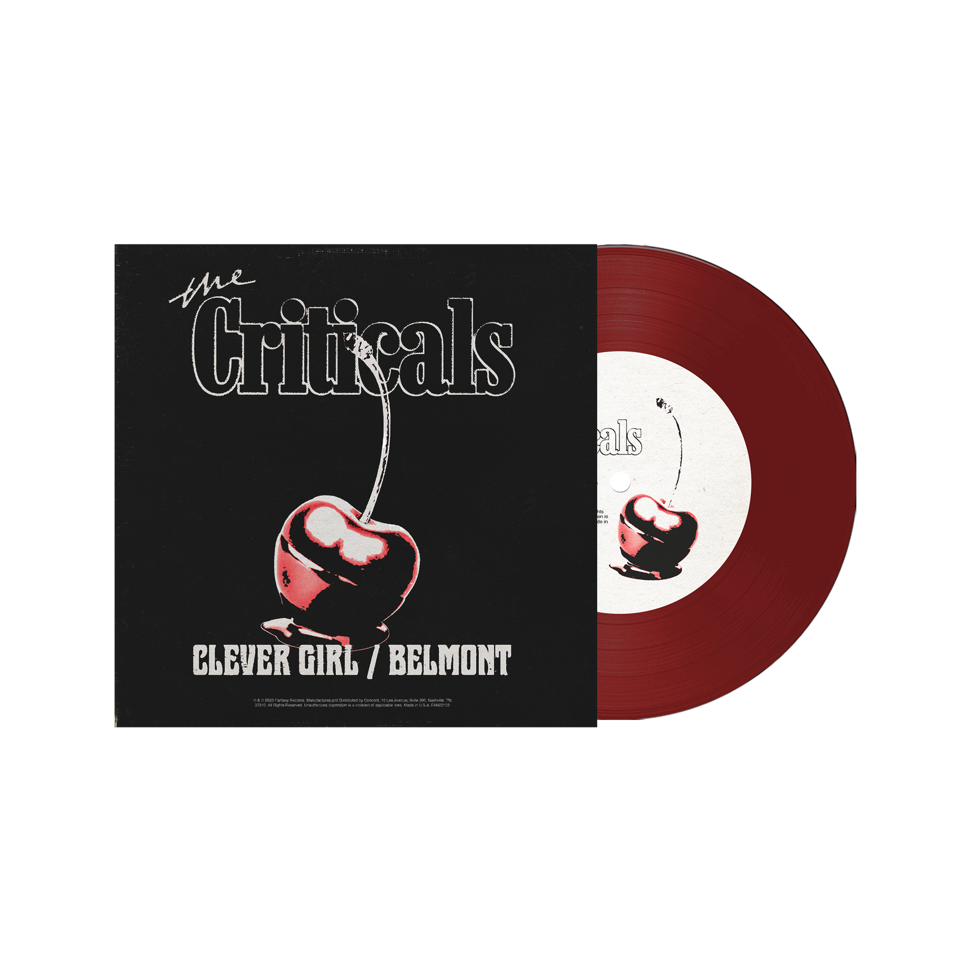 Clever Girl / Belmont - Red Vinyl Record 7"