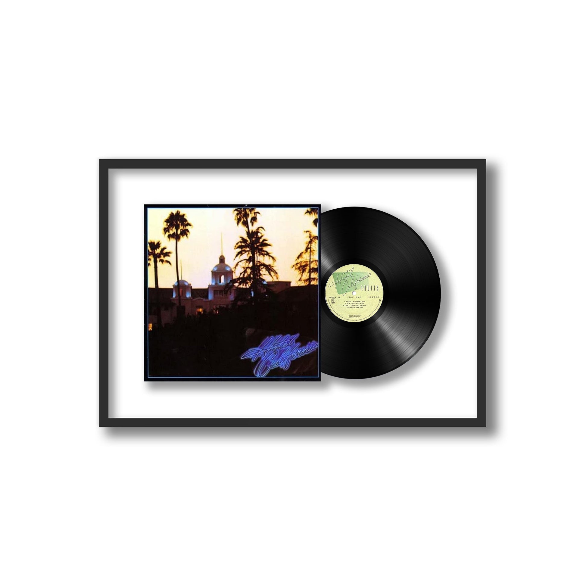 The Eagles Hotel California Framed Vinyl Record
