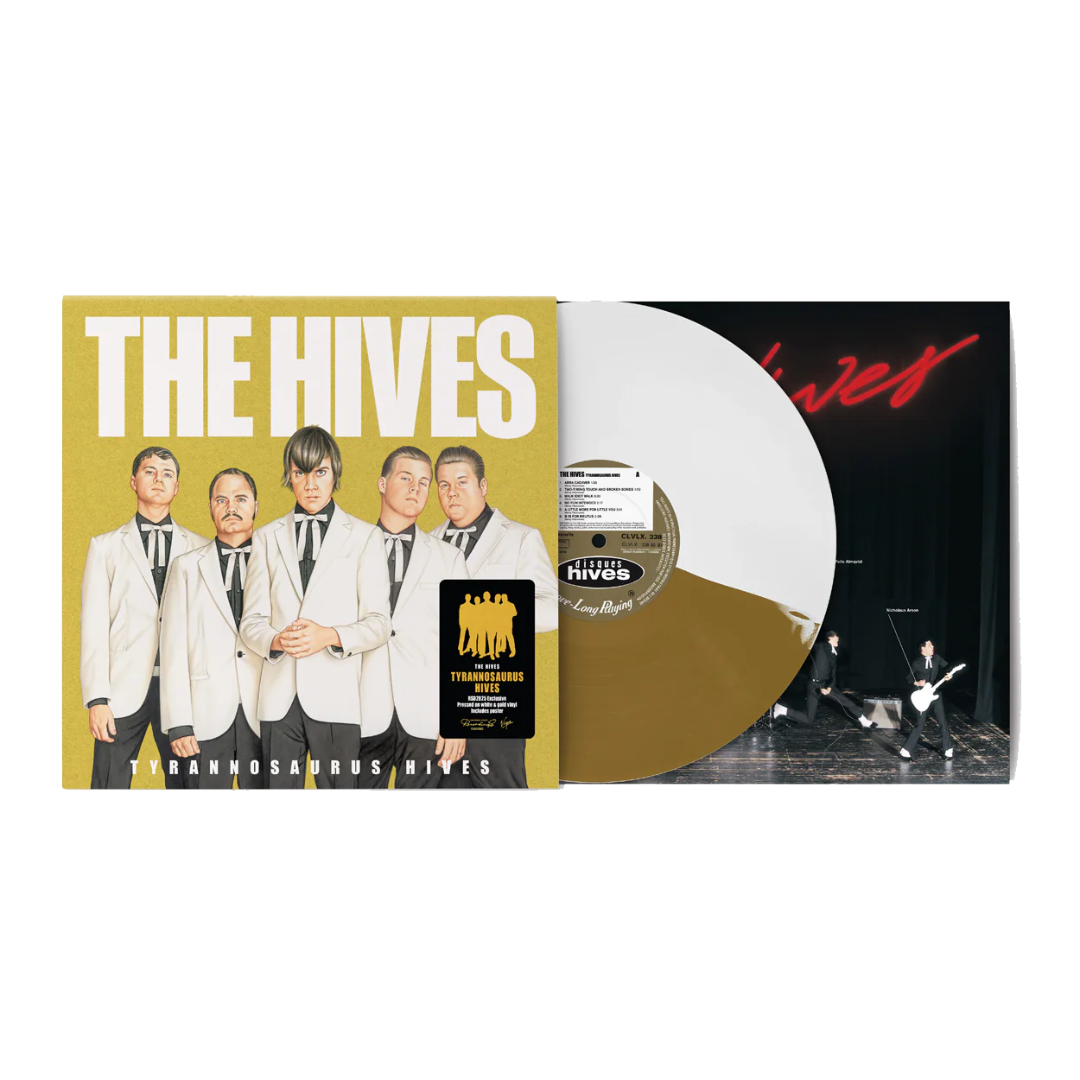 The Hives - Tyrannosaurus Hives [White & Gold] Vinyl Record